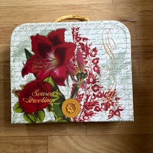 Vintage Punch Studio decoartive suitcase